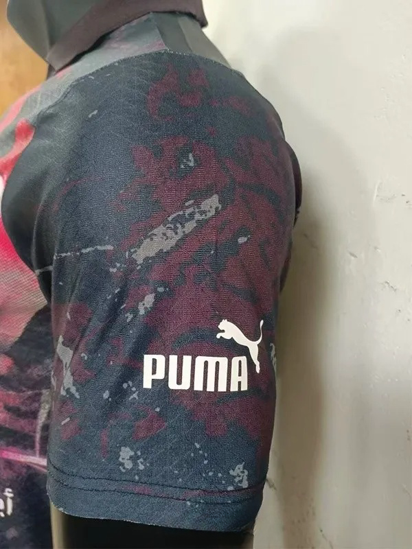 25-26 Manchester City Grey Red Limited Edition Player Version Soccer Jersey