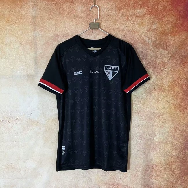 24-25 Sao Paulo Black Training shirts