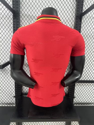 25-26 Arsenal Red Special Edition Player Version Soccer Jersey 三叶草标