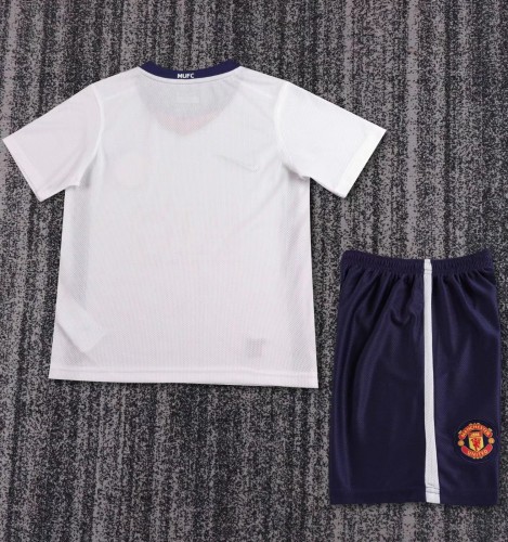 2008-2009 Manchester United Away Retro Kids Soccer Jersey