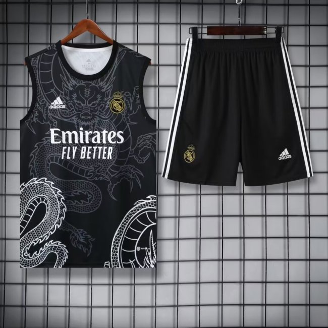24-25 Real Madrid High quality Tank Top And Shorts Suit