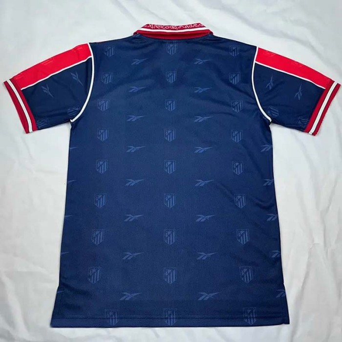 1998-1999 Atlético Madrid Away Retro Soccer Jersey