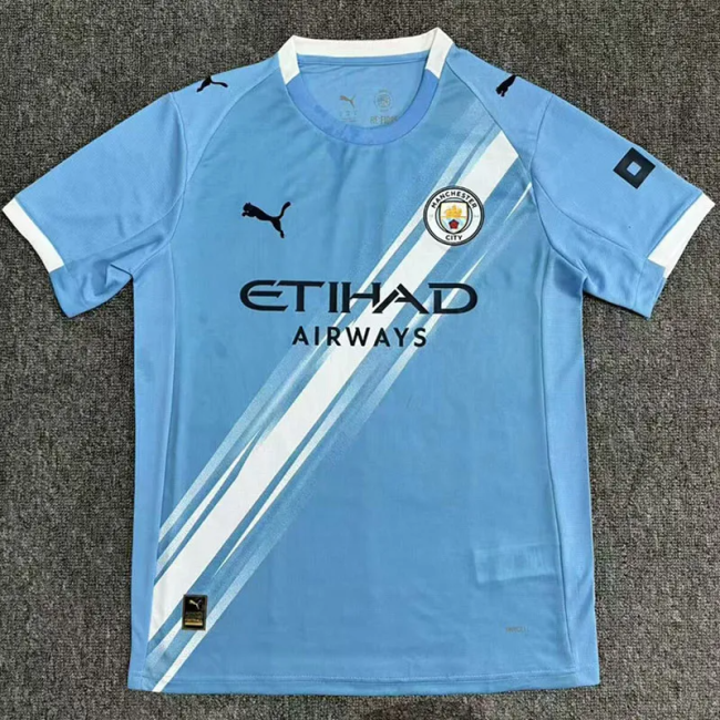25-26 Manchester City Home Fans Soccer Jersey