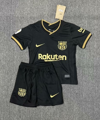 2020-2021 Barcelona Away Retro Kids Soccer Jersey