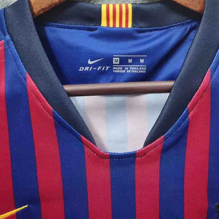 2018-2019 Barcelona Home Retro Soccer Jersey