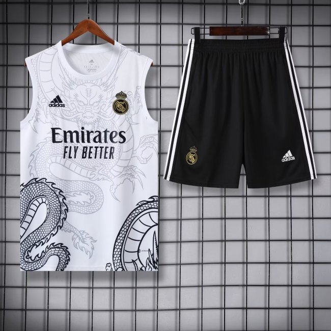 24-25 Real Madrid High quality Tank Top And Shorts Suit