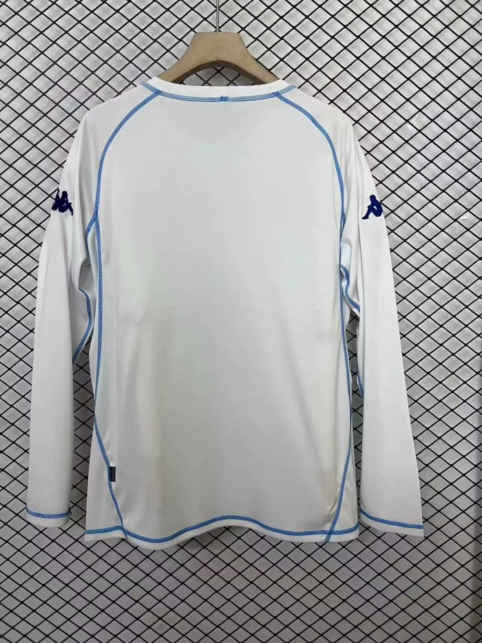 2003-2004 AJ Auxerre Home Long Sleeve Retro Soccer Jersey (长袖)