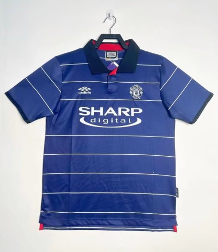 1999-2000 Manchester United Away Retro Soccer Jersey