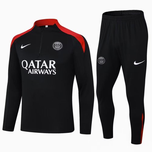 24-25 Paris Saint-Germain High Quality Half Pull Tracksuit