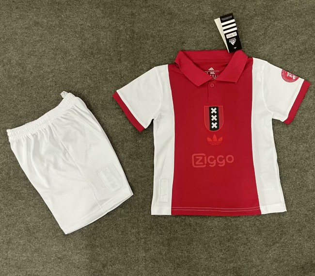 25-26 Ajax 125th Commemorative Edition Kids Soccer Jersey
