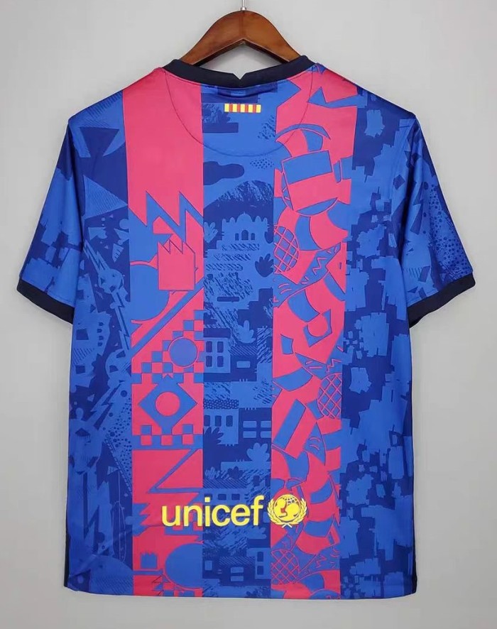 21-22 Barcelona Third Fans Soccer Jersey