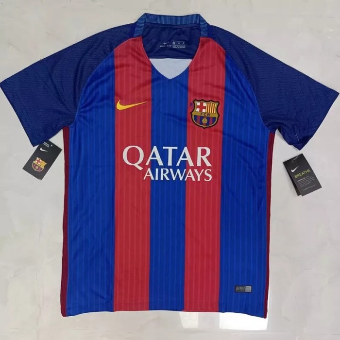2016-2017 Barcelona Home Retro Soccer Jersey