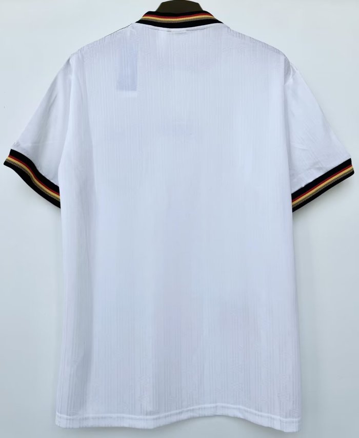1996 Germany Home White Retro Soccer Jersey