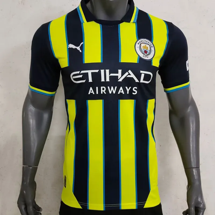 24-25 Manchester City Away Fans Soccer Jersey