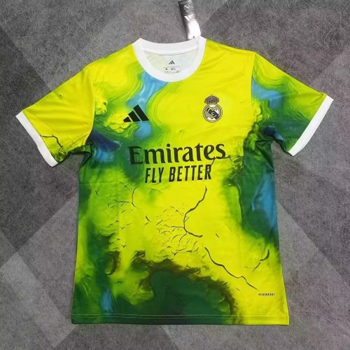 25-26 Real Madrid Yellow Special Edition Fans Soccer Jersey