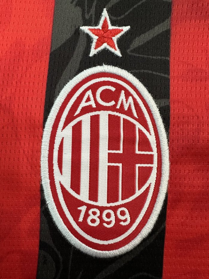 25-26 AC Milan Home Fans Soccer Jersey