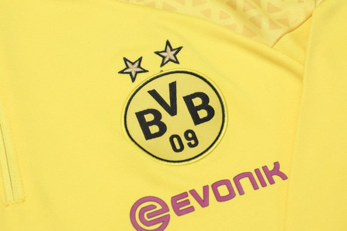 23-24 Dortmund High Quality Half Pull Tracksuit