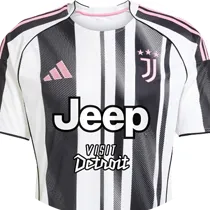 25-26 Juventus Home Kids Soccer Jersey