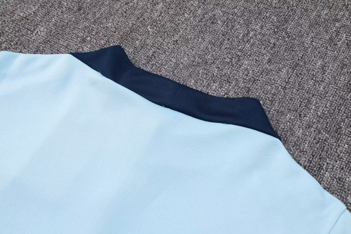 24-25 France High Quality Half Pull Tracksuit