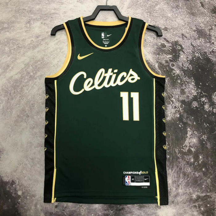 22-23 Celtics IRVING #11 Green City Edition Top Quality Hot Pressing NBA Jersey