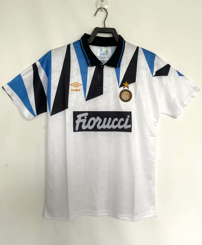 1992-1993 Inter Milan Away Retro Soccer Jersey