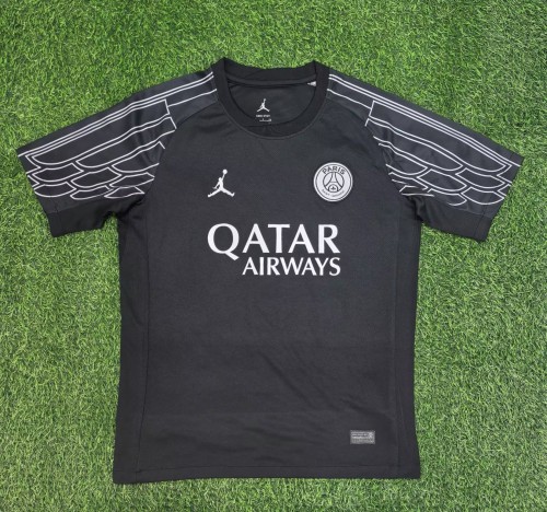 24-25 Paris Saint-Germain Black Goalkeeper Fans Soccer Jersey