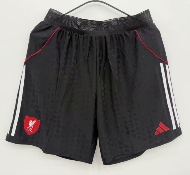 25-26 Liverpool Black Player Version Shorts Pants