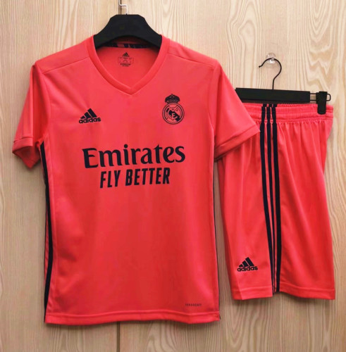 20-21 Real Madrid Away Red Adult Suit