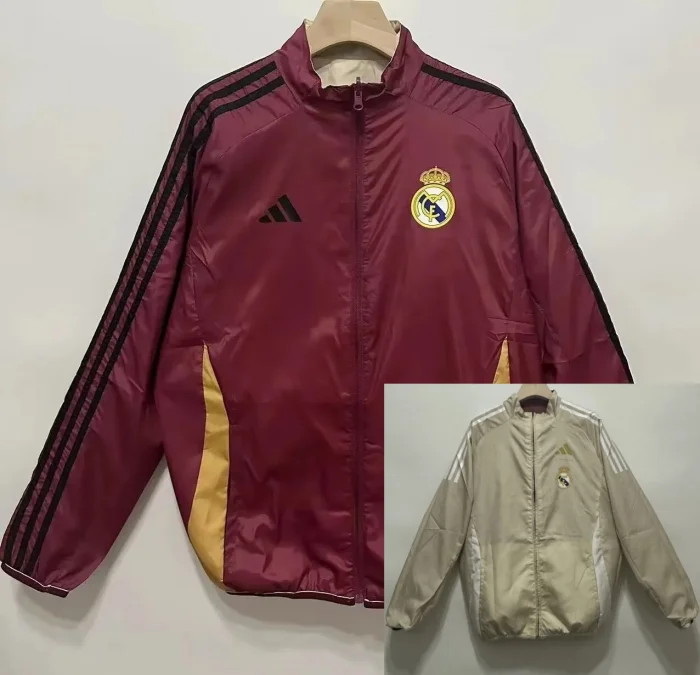 2024 Real Madrid Double Sided Windbreaker