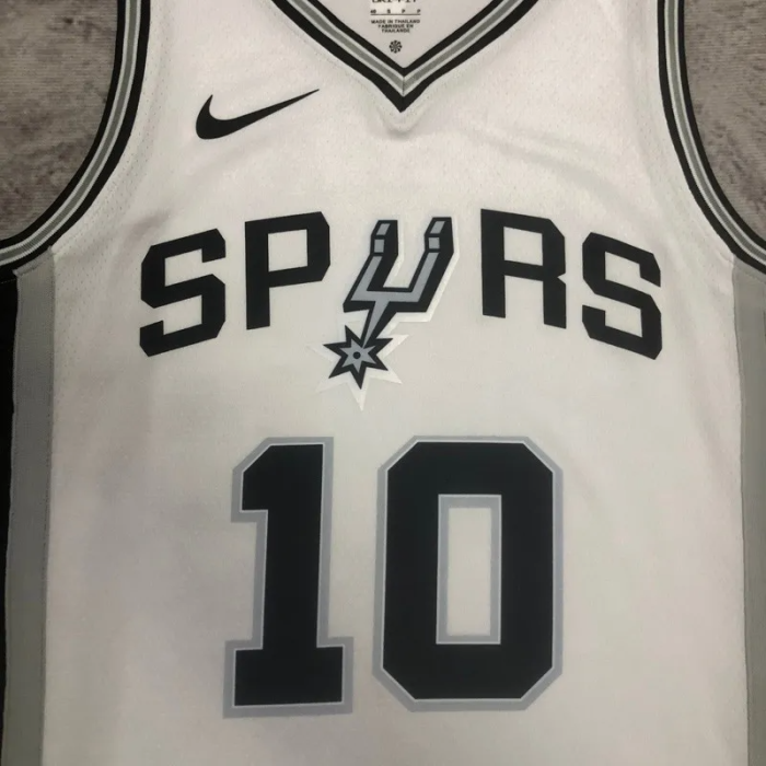 22-23 SA Spurs SOCHAN #10 White Top Quality Hot Pressing NBA Jersey