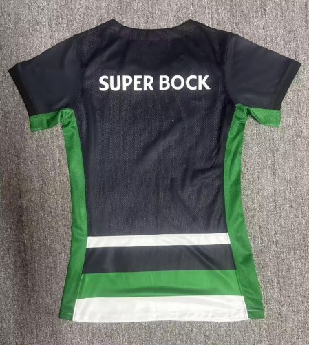 24-25 Sporting Lisbon Home Women Fans Soccer Jersey