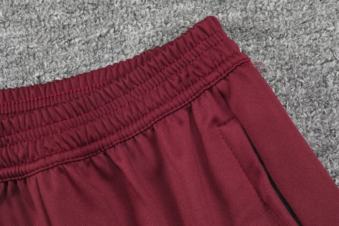 23-24 Manchester United High Quality Half Pull Tracksuit