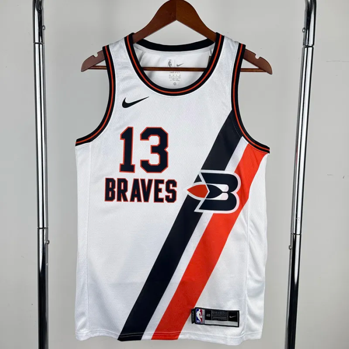 2019-20 Clippers GEORGE #13 White City Edition Top Quality Hot Pressing NBA Jersey