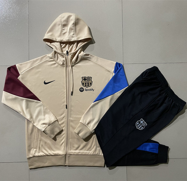 24-25 Barcelona High Quality Hoodie Jacket Tracksuit
