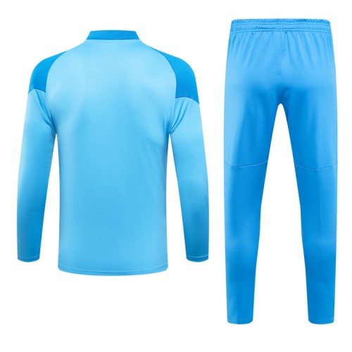 23-24 Manchester City High Quality Half Pull Tracksuit