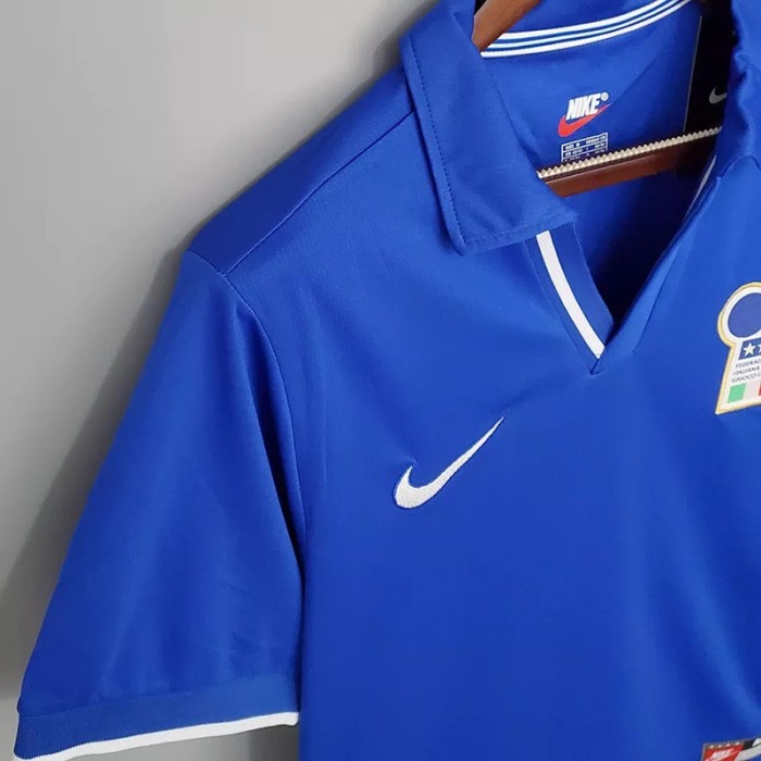 1998 Italy Home Retro Soccer Jersey