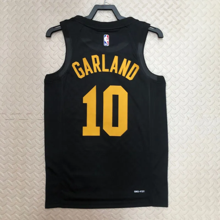 22-23 Cleveland Cavaliers CARLAND #10 Black Top Quality Hot Pressing NBA Jersey (Trapeze Edition)