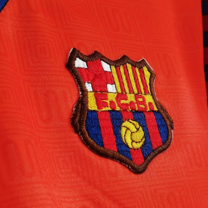 1989-1992 Barcelona Away Retro Soccer Jersey