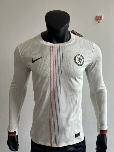 25-26 Chelsea Away Long sleeves Player Soccer Jersey