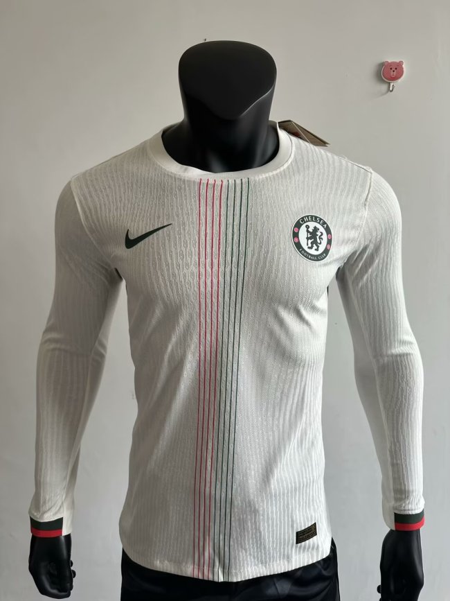 25-26 Chelsea Away Long sleeves Player Soccer Jersey
