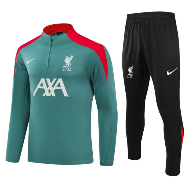 24-25 Liverpool High Quality Half Pull Tracksuit