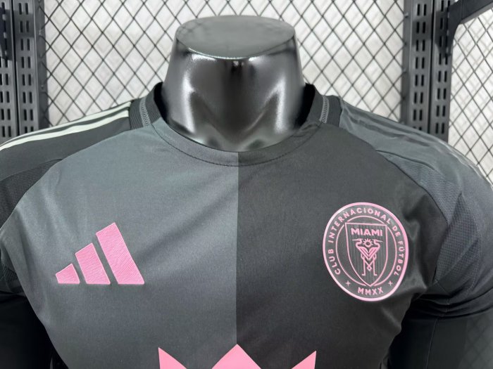 25-26 Inter Miami Away Long Player Version Soccer Jersey 长袖