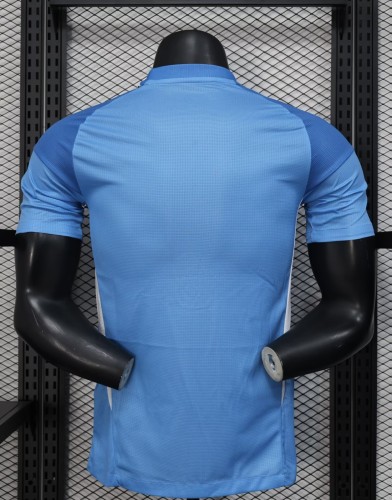 25-26 Real Madrid Blue GoalKeeper Player Version Soccer Jersey