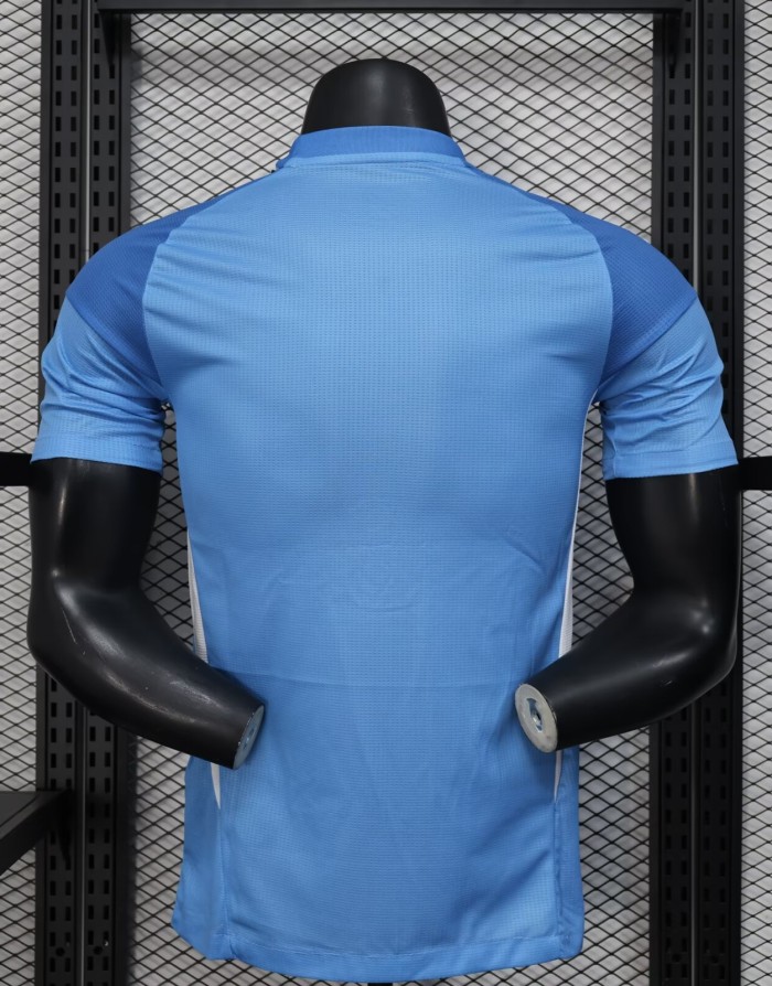 25-26 Real Madrid Blue GoalKeeper Player Version Soccer Jersey