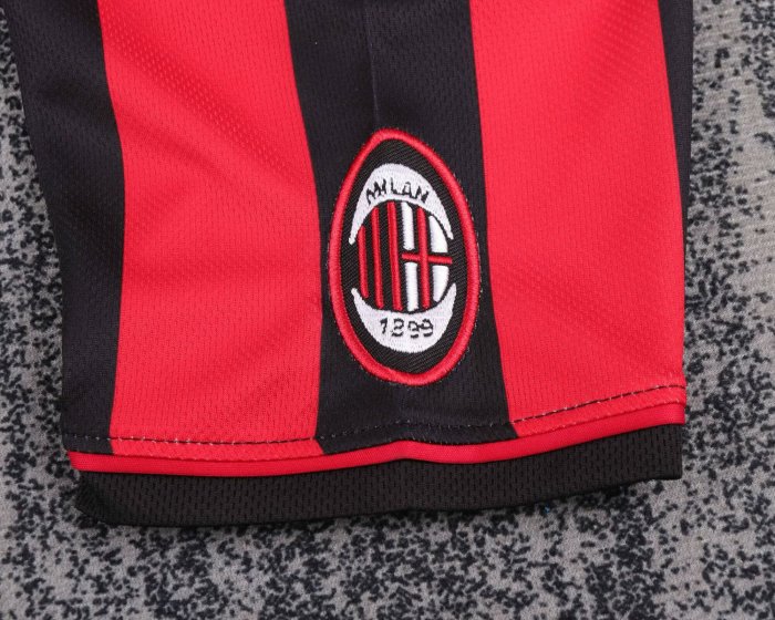 1996-1997 AC Milan Home Retro Kids Soccer Jersey
