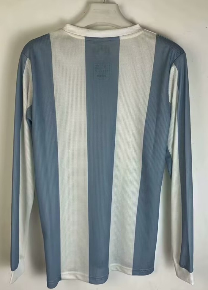 24-25 Argentina 50th Commemorative Edition  Long sleeves Fans Version Soccer Jersey
