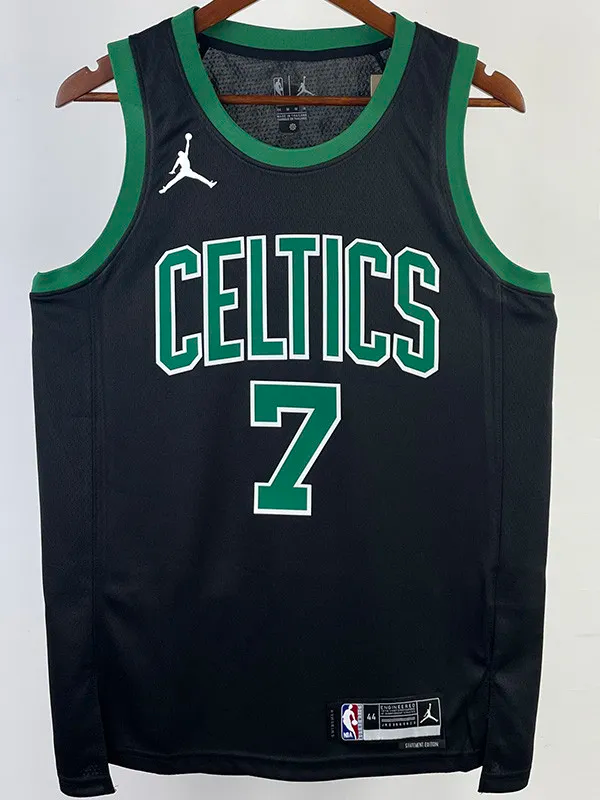 22-23 CELTICS BROWN #7 Black Top Quality Hot Pressing NBA Jersey (Trapeze Edition)