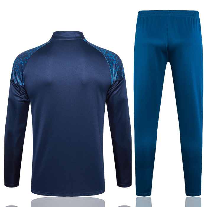 23-24 Manchester City High Quality Half Pull Tracksuit