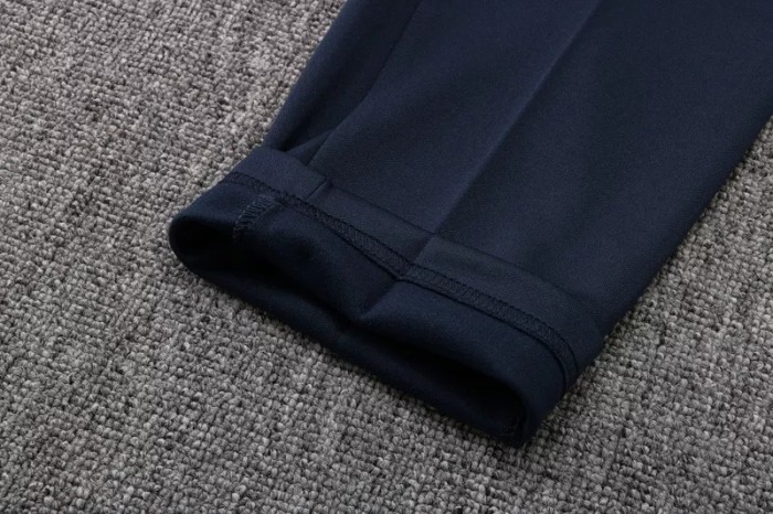 22-23 Barcelona Dark blue Hoodie Jacket Tracksuit#F399