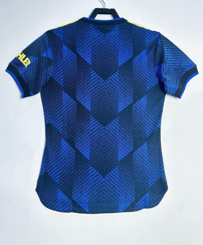 2021-2022 Manchester United Third Player Version Retro Soccer Jersey